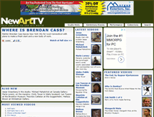 Tablet Screenshot of newarttv.com